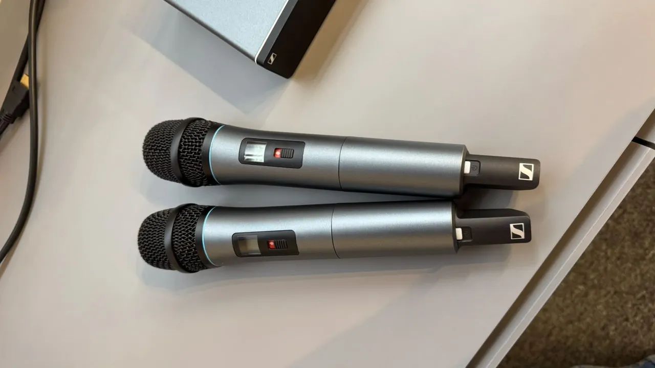 Microfone Duplo Sennheiser