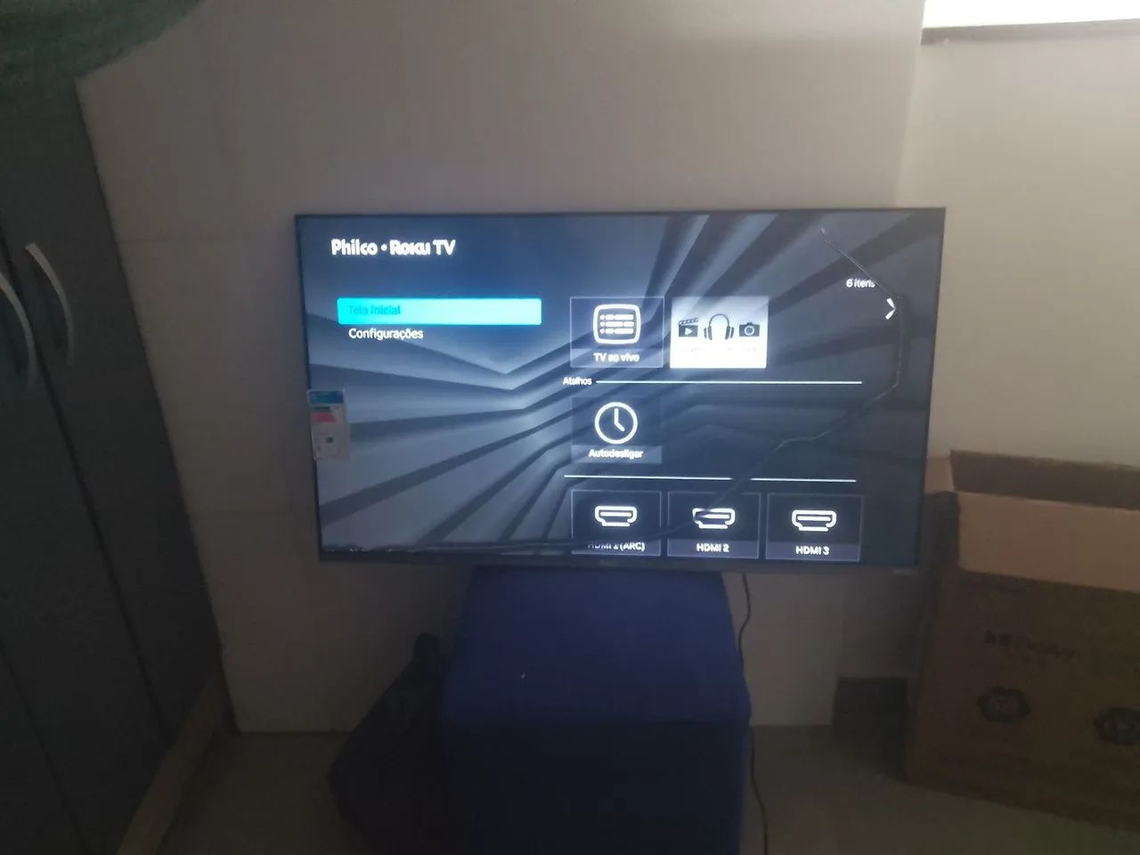 ZAP *91 Smartv 43 polegadas nova com uma linha na tela - Foto 3