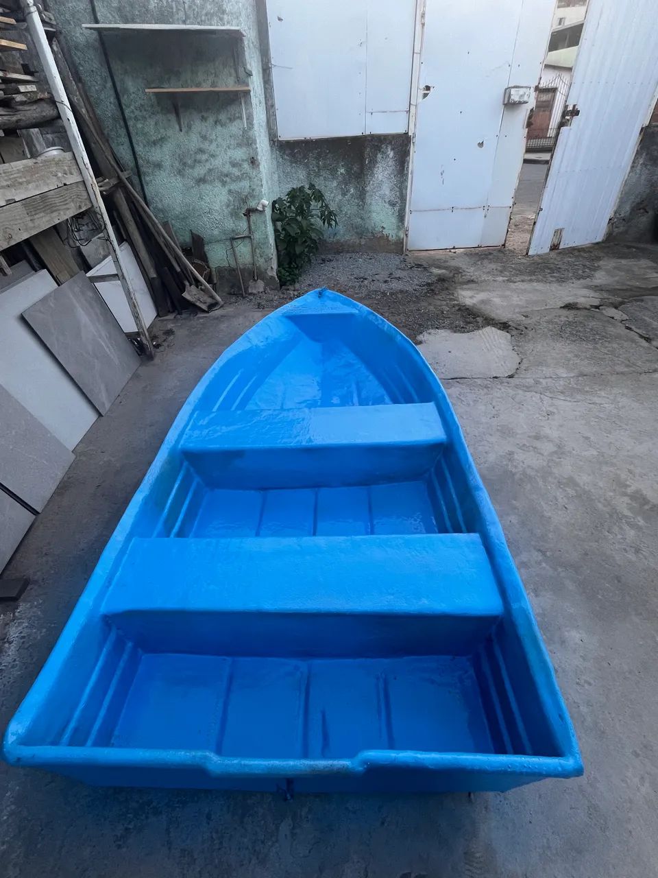Barco de fibra