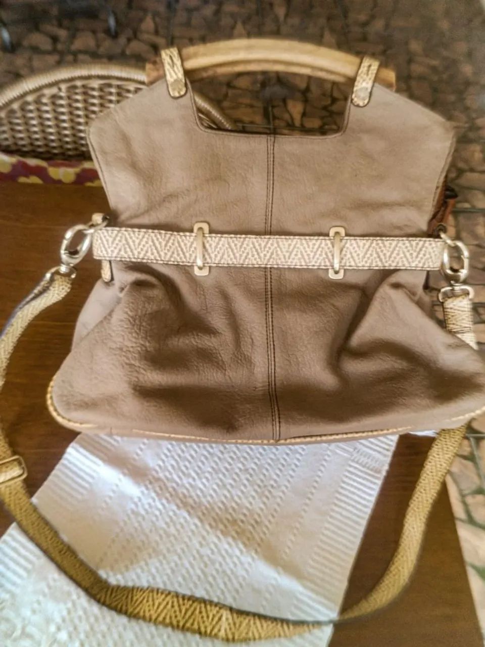 Bolsa Capodarte original couro legítimo  - Foto 5