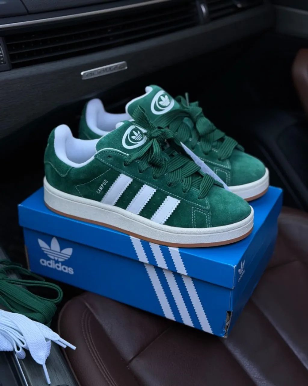  **Adidas Campus Verde com Branco | Drip Shop - Foto 3