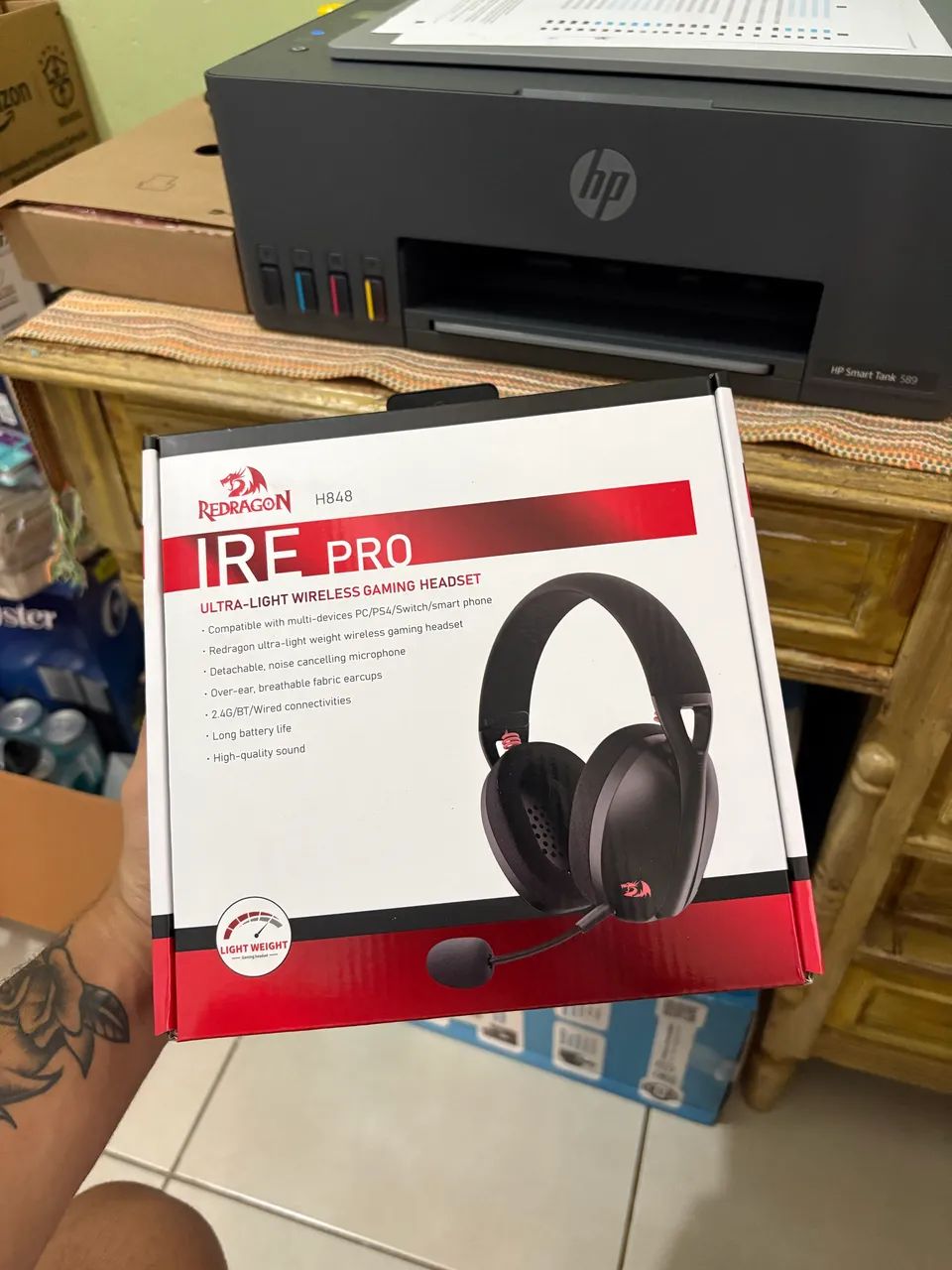 Headset redragon ire pro h848
