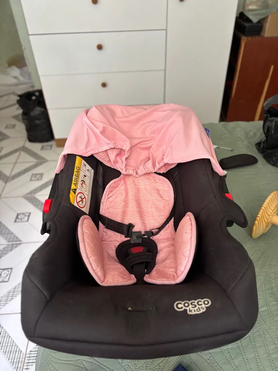 Bebê conforto cosco - rosa  - Foto 3