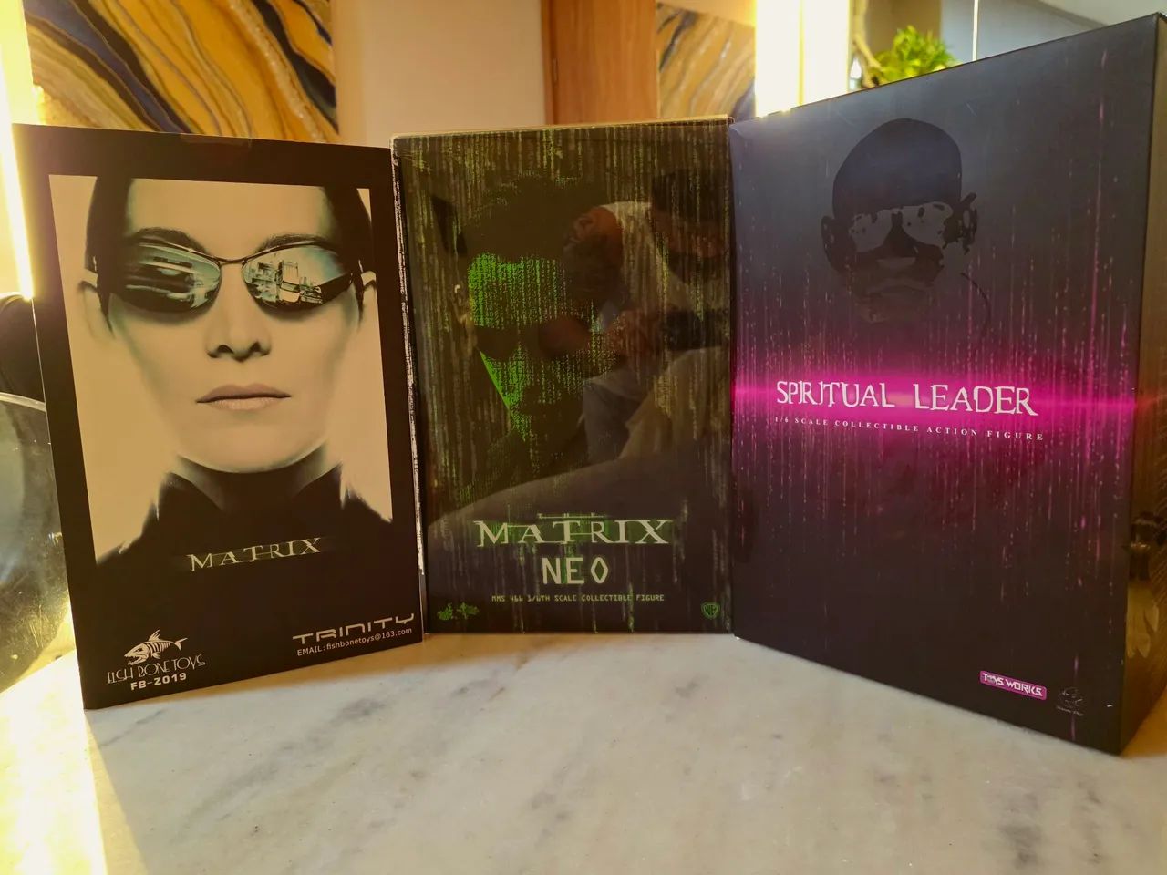 Hot toys matrix neo trinity morpheus - Brinquedos e Jogos - Boa