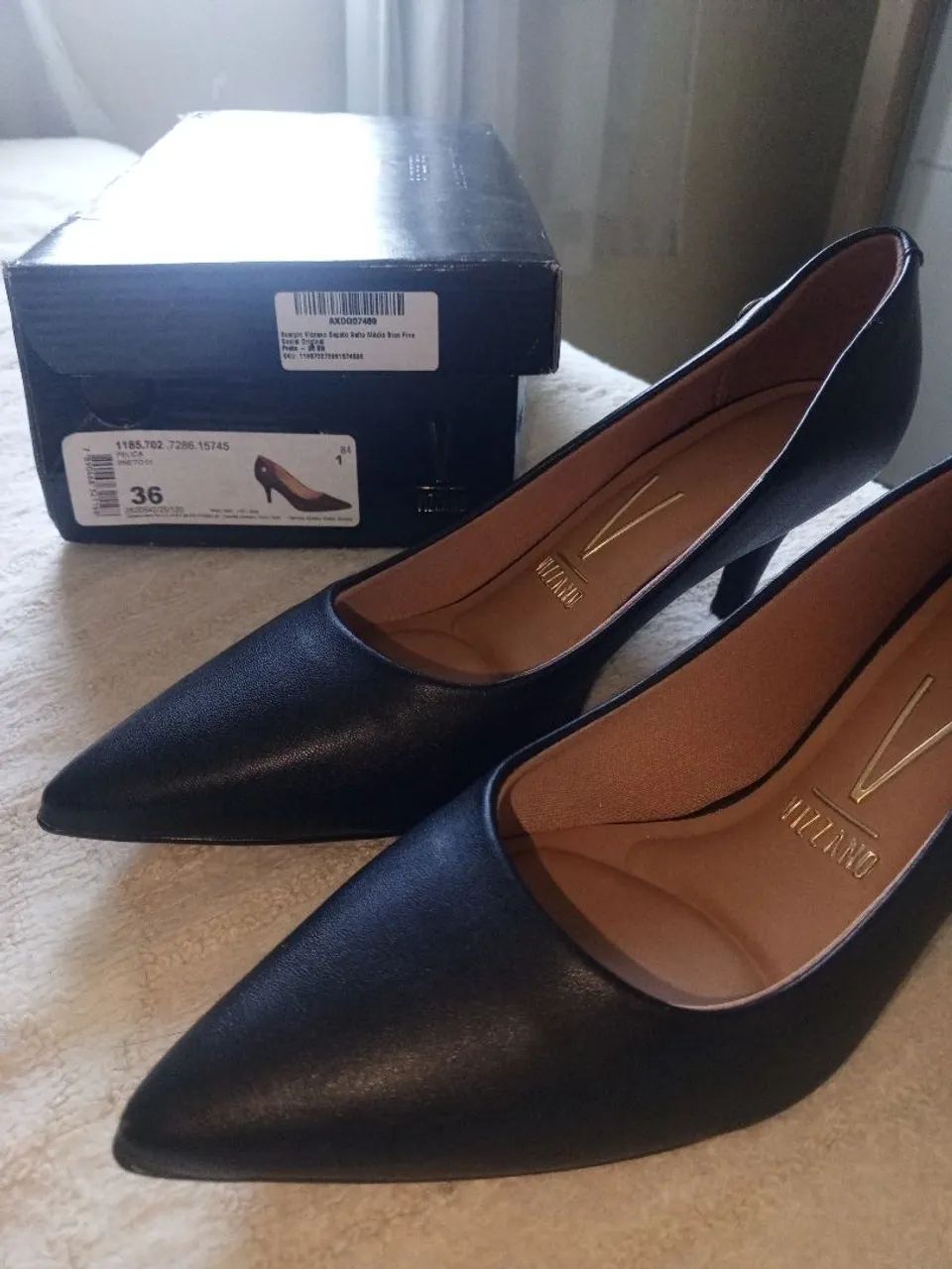 Scarpin Vizzano Preto - Foto 2