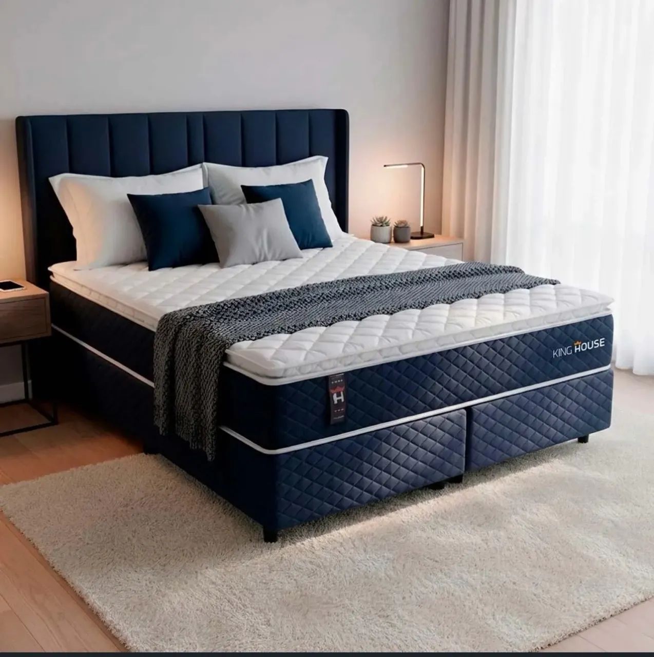 Conjunto Cama Box King Size
