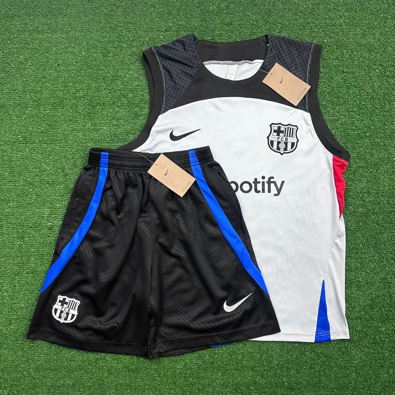 Conjunto Treino Barcelona Regata e Calção 