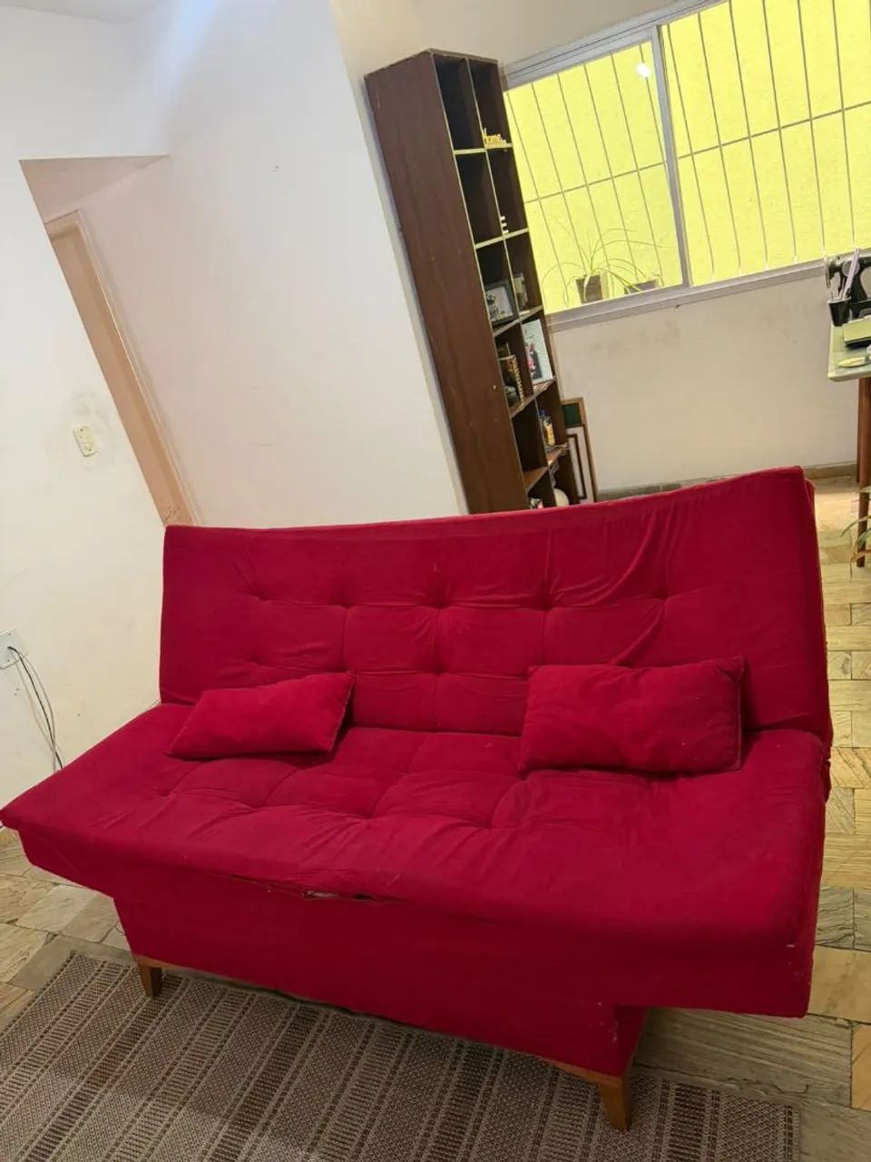 Sofá Cama Vermelho  - Foto 2