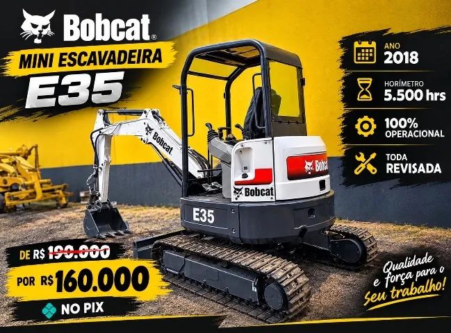 Mini escavadeira 