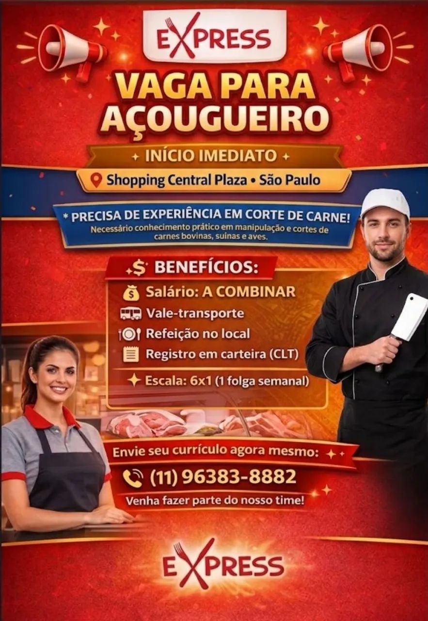 Vaga de emprego 