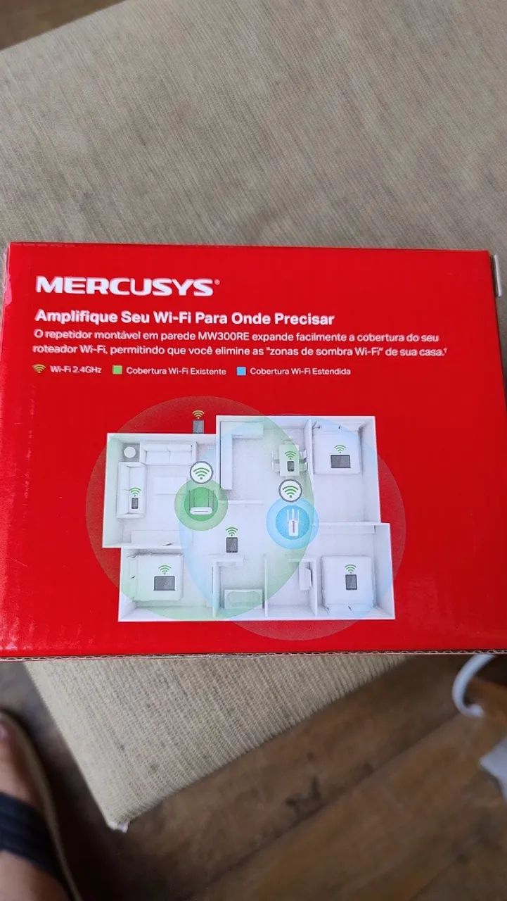 Repetidor Wi-Fi Mercusys 300Mbps MW300RE - Foto 2