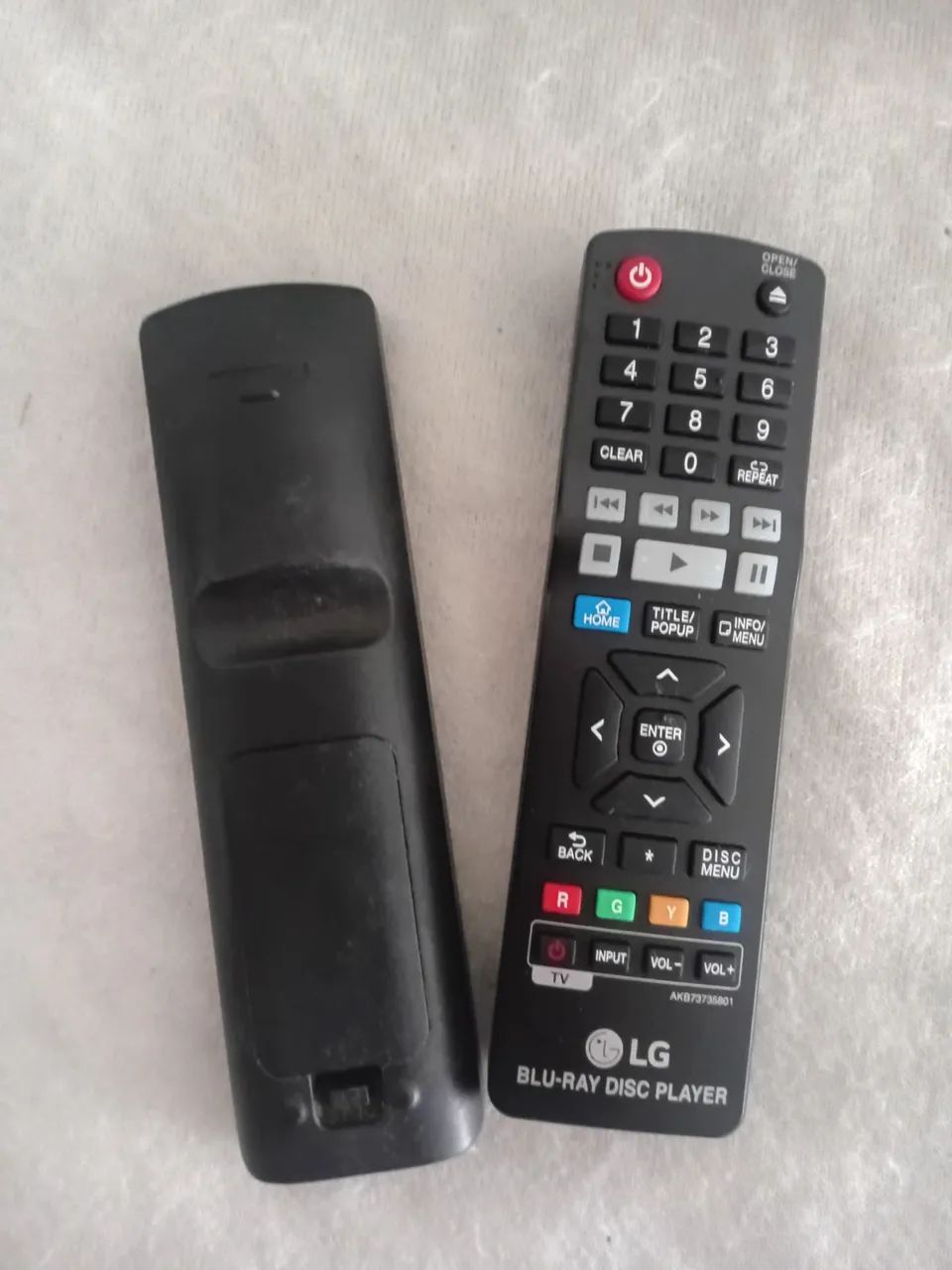controle remoto original para Blu-ray da LG, compativel á modelo AKB * e AKB *