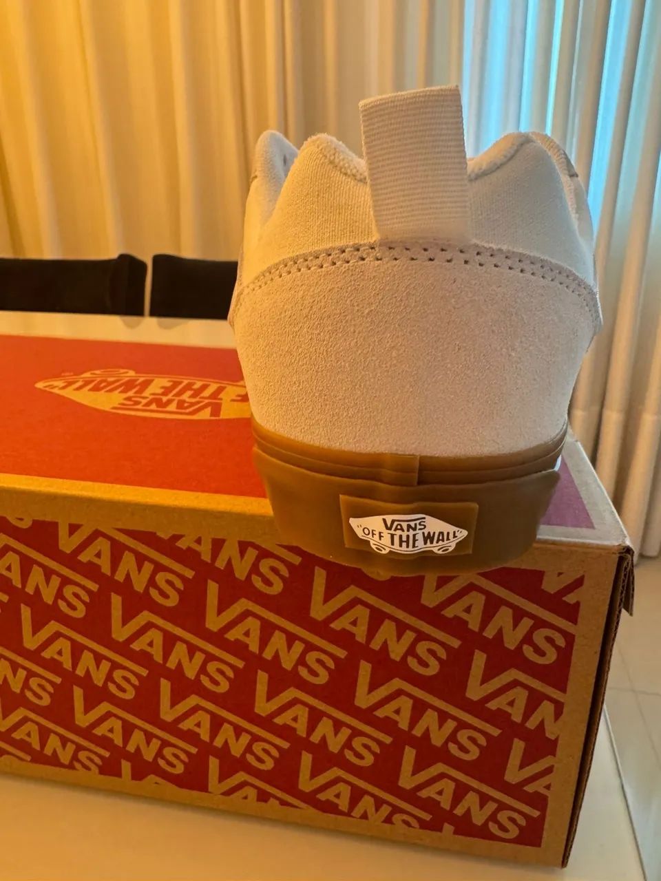 Vans knu skool white gum - Foto 4