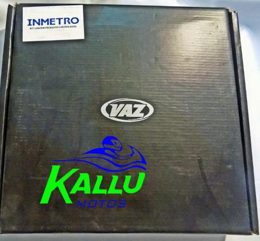 Kit transmissão moto bmw f 800 GS com retentor vaz completa top promoção relação - Foto 2