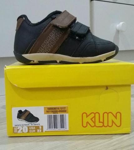 tenis klin infantil preto