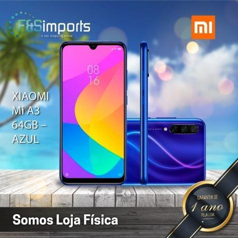 Smartphone Xiaomi Mi A3 64gb 48mp(10xS/Juros)Garantia 1 Ano -Somos Loja Fisica