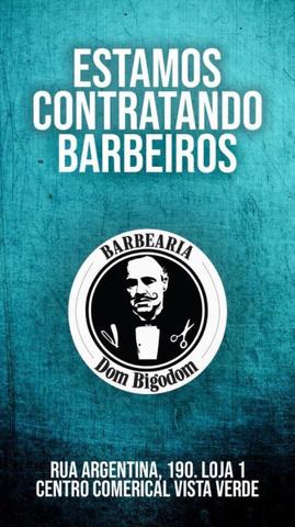 Estamos contratando barbeiros
