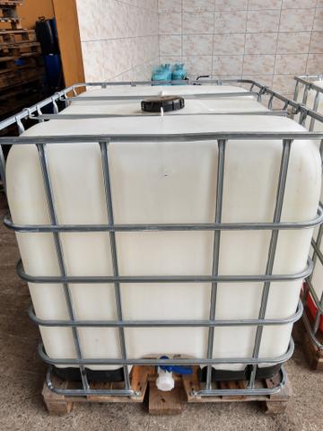 Contêiner de 1000 LT completo para água de reúso, combustível - Foto 3