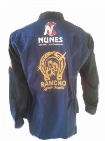 Camisa Personalizada Comitiva Cavalgada Rodeio Montaria Queima do Alho