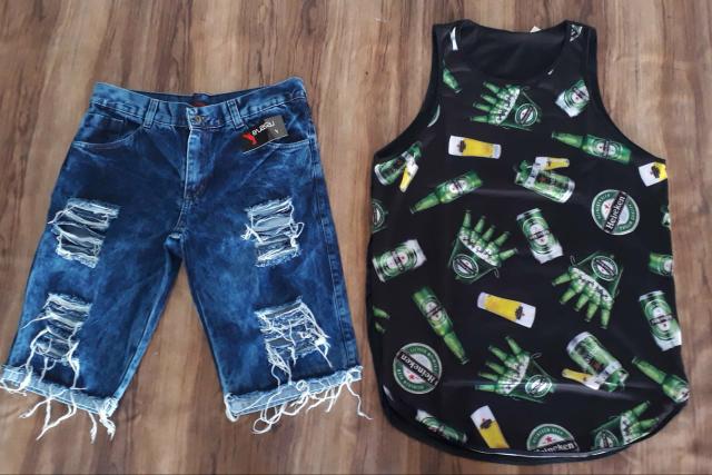 Regatas $30,00/ bermudas jeans $59,00 - Foto 2