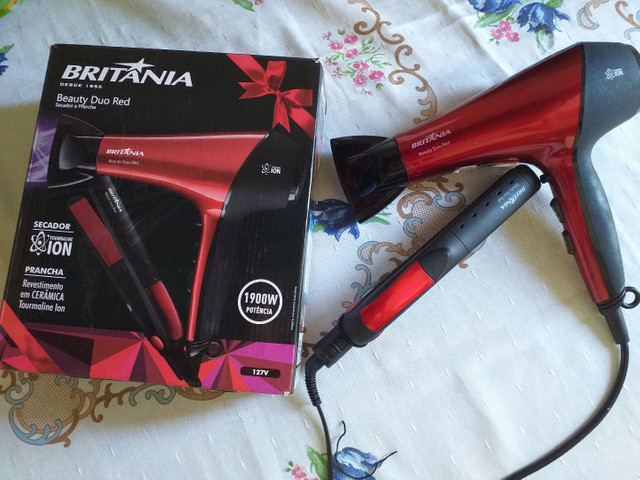 Secador e prancha Britânia
