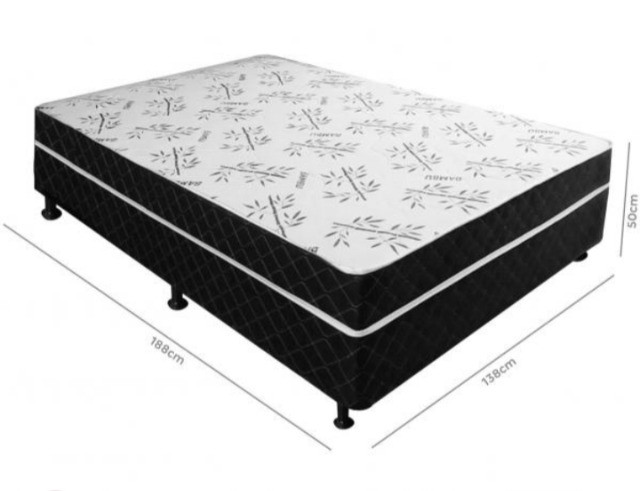 Cama box de casal com 7cm de espuma - Foto 2