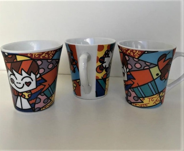 Canecas de Porcelana Romero Britto - Foto 3