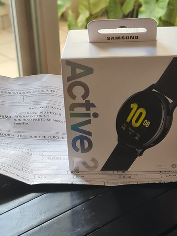 Relogio Samsung Galaxy Watch Active 2 lacrado e com nota fiscal - Foto 2
