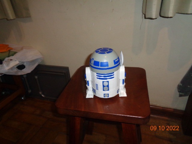 Porta Cereal R2d2 Com Colher De Plástico Nestlé - Star Wars - Foto 4