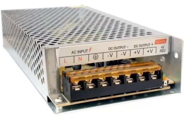 Fonte chaveada 24v 10a Bivolt Automático Alta Qualidade p/ Som,Led,CFTV etc - Foto 3