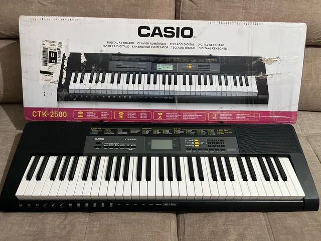 Teclado Casio CTK2500 novíssimo 