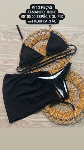 Kit 3 peças biquíni  - Foto 5