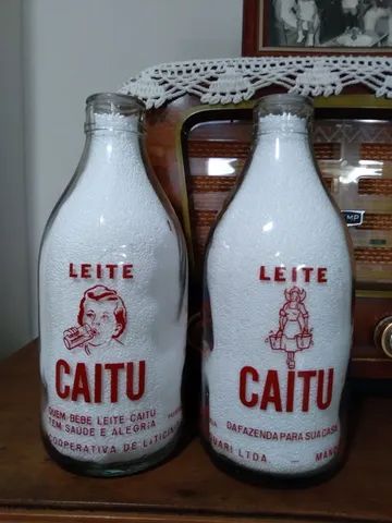 *** Garrafas / Litro de Leite de Vidro *** - Foto 3