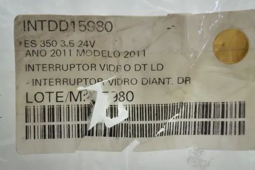 Botão Trava Destrava Porta Lexus Es350 2011 Original  - Foto 5