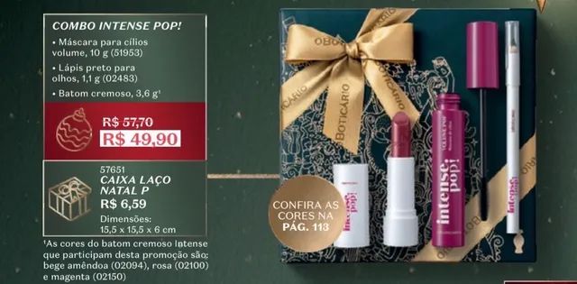 Vendo produtos da O Boticário