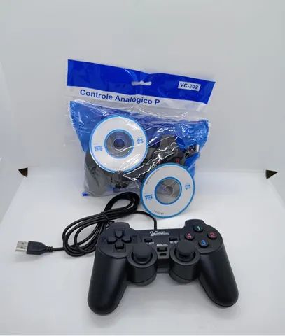 Controle para PS2 com Fio Dualshock Analógico - VC-302