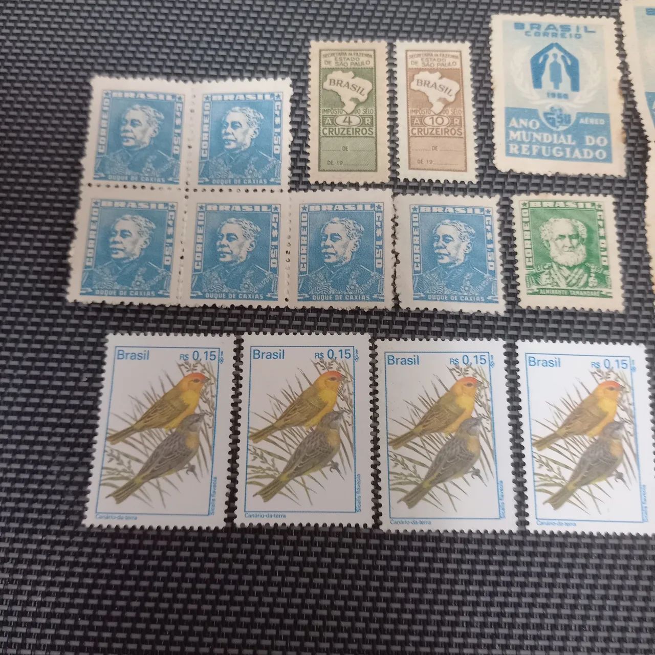 Selos brasileiros antigos sem uso - Foto 2