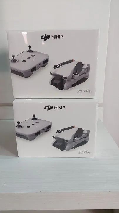 Drone DJI Mini 3 - Novo - Anatel - 6x sem juros - Completo