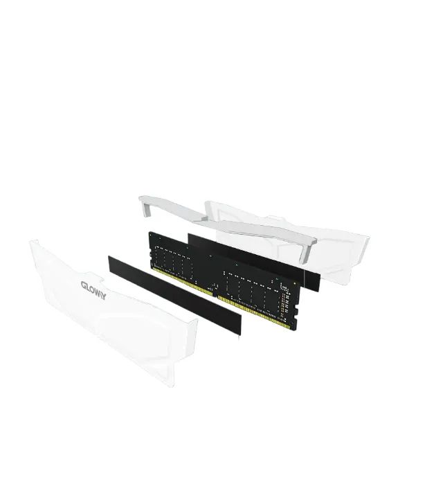 Memoria ram DDR4 gloway 8x2 (16 gigas) Branca X.M.P 3200mhz  - Foto 2