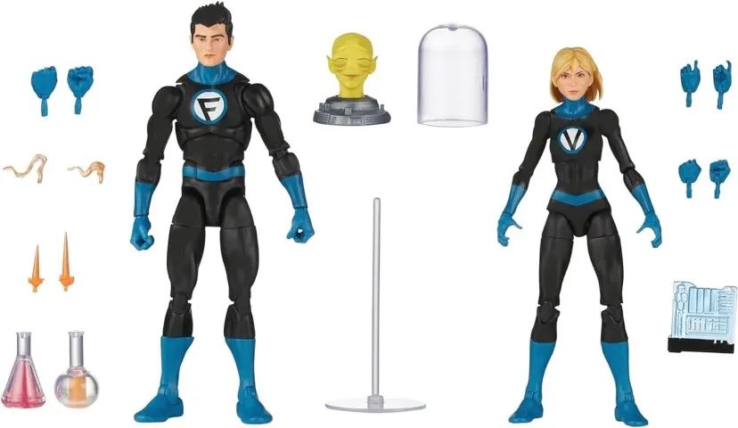Fantastic Four Franklin Valeria Marvel Legends - Lacrado - Foto 2