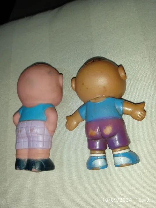 Antigos bonecos Cascão da turma da Monica. Duas peças. - Foto 6