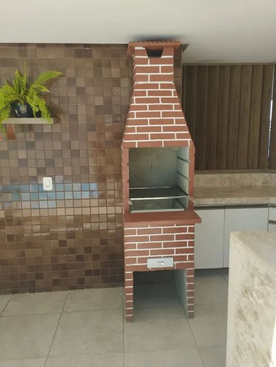 Fogão a lenha, Churrasqueiras, bancadas com pia.