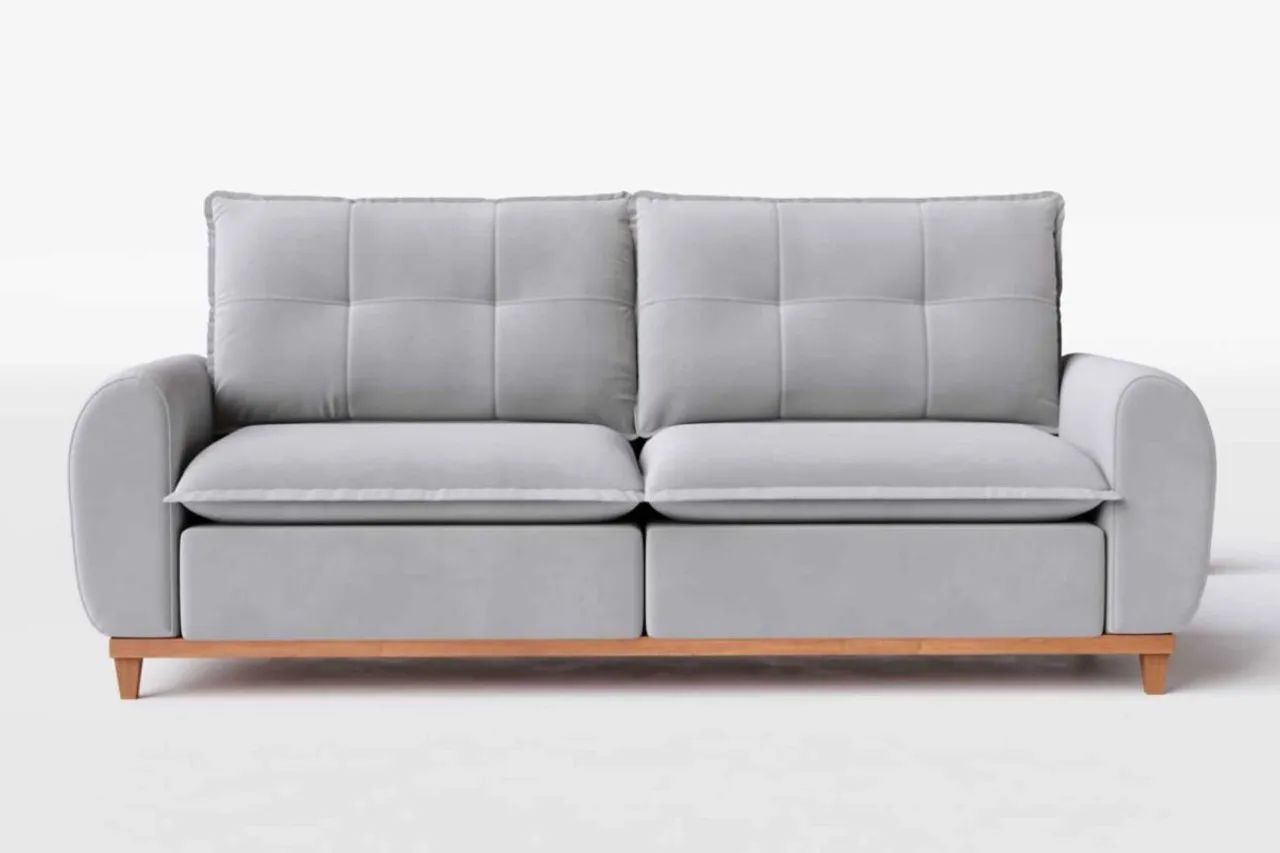 Sofá Living 2,00m Decor Molas Ensacadas e Bonnel r66 - Foto 2