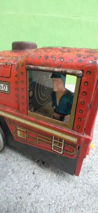 Trem de Ferro Brinquedo Antigo Anos 60 - Foto 2