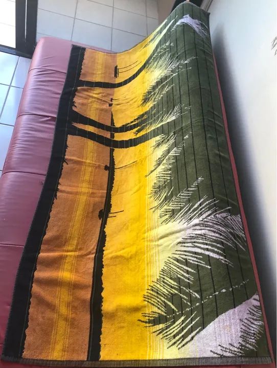 Toalha de praia retrô