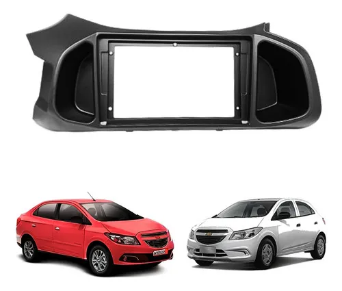 Moldura 9 Polegadas Mp5 Chevrolet Onix Prisma 2012 2019 2din