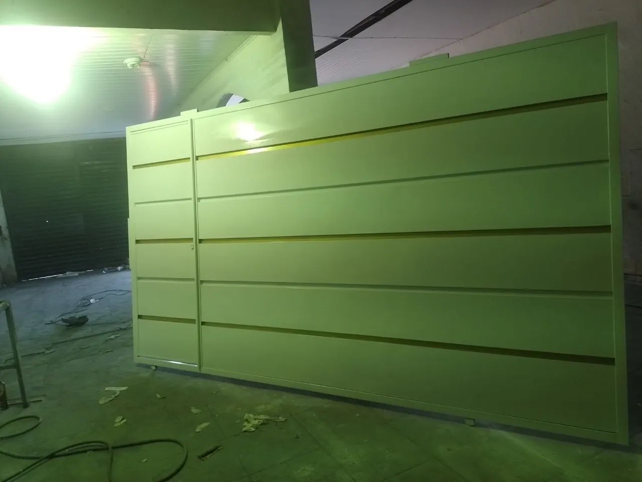 Portão galvanizado de garagem  - Foto 4