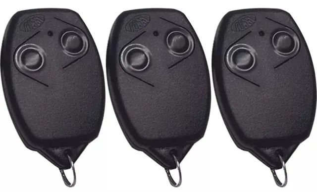 Kit 3 controles Rossi para motor de portão