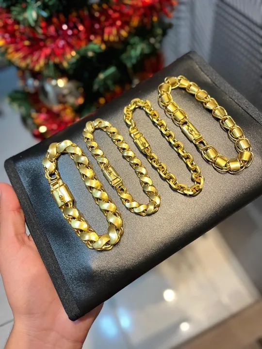 PULSEIRAS MOEDA ANTIGA BANHADA A OURO - Foto 3