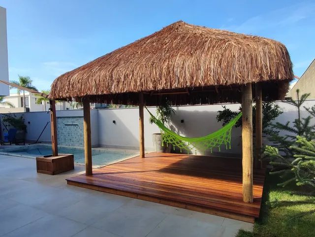 Quiosque de Palha Piaçava e Deck